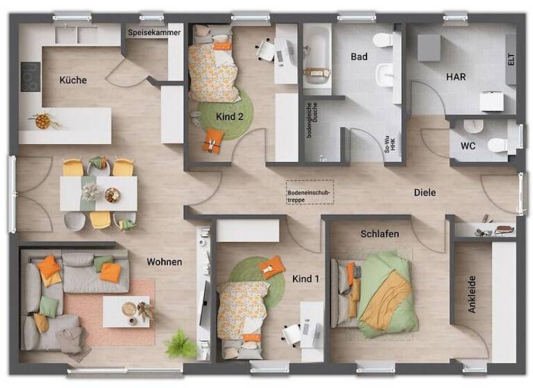 Bungalow zum Kauf - Erstbezug 1.195.420 € 5 Zimmer 111 m² 625 m² Grundstück Bretzenheim Mainz 55128