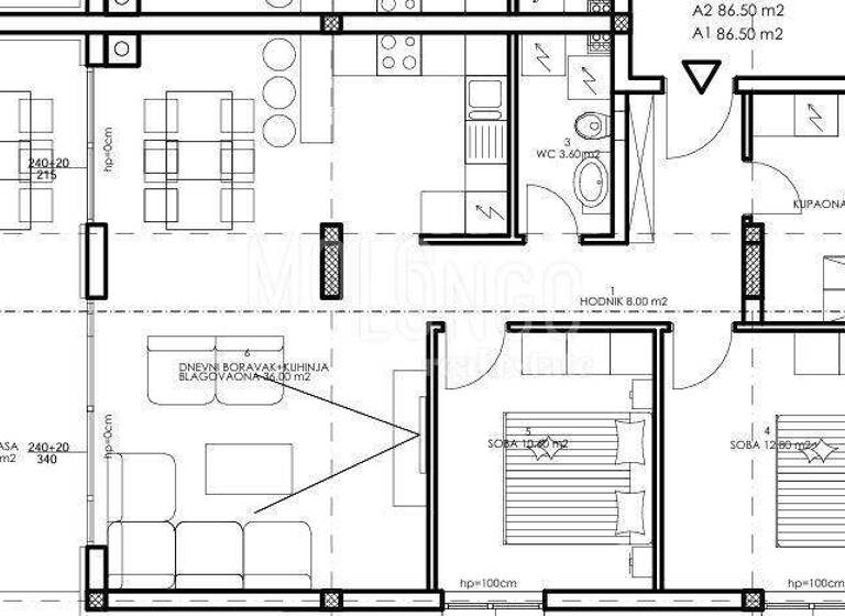 Wohnung zum Kauf 3 Zimmer 89 m² 3. Geschoss Veli vrh, Pula Veli Vrh - Industrijska zona