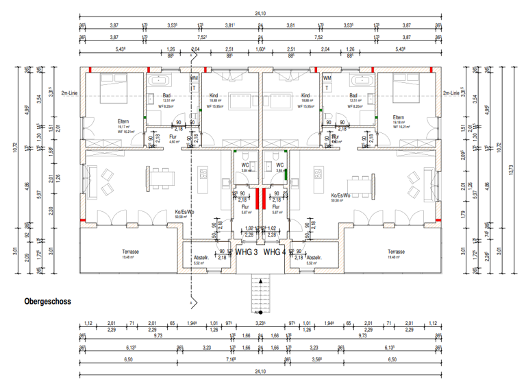 Wohnung zum Kauf provisionsfrei 429.500 € 3 Zimmer 120,3 m² Eichendorf 94428