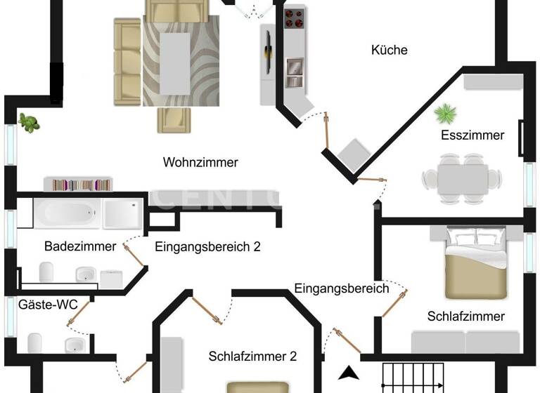 Wohnung zum Kauf 249.000 € 4,5 Zimmer 108 m² 3. Geschoss Leun 35638