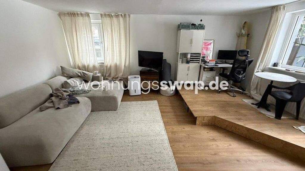 Studio zur Miete Tauschwohnung 636 € 2 Zimmer 53 m² EG Uhlenhorst Hamburg 22085