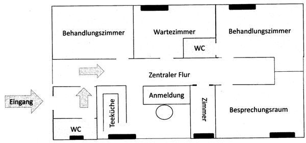 Praxis zur Miete 1.150 € 5 Zimmer 101 m²<br/>Bürofläche Steinweg - Pfaffenstein Regensburg 93059