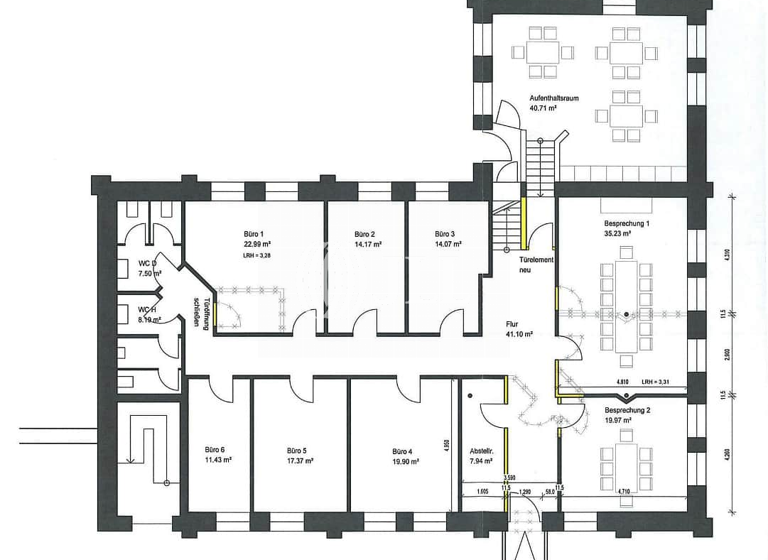 Bürofläche zur Miete provisionsfrei 13,41 € 1.010,6 m² Bürofläche teilbar ab 434,3 m² Dülken Viersen 41751