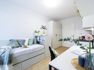 Studio zur Miete 660 € 1 Zimmer 22,8 m² 4. Geschoss frei ab sofort Ahornstraße 8 Babelsberg Süd Potsdam 14482