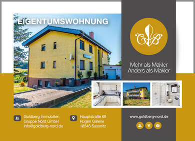 Wohnung zum Kauf 169.000 € 3 Zimmer 61 m² Souterrain Hagen Lohme 18551