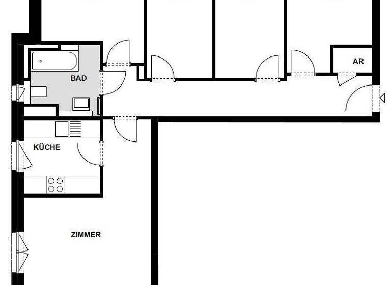 Wohnung zur Miete - Erstbezug 1.493 € 5 Zimmer 99,5 m² frei ab sofort Suurheid 65 Rissen Hamburg 22559