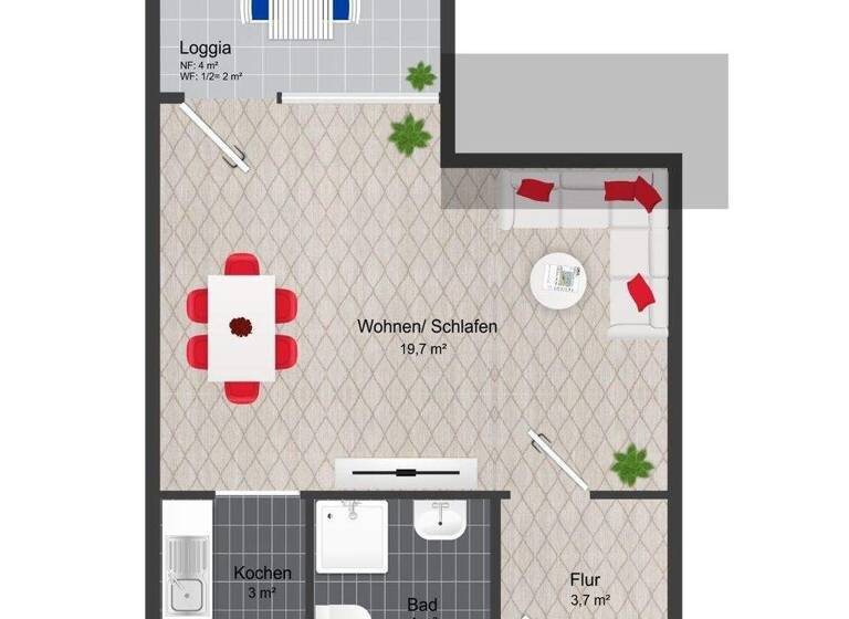 Studio zum Kauf 43.500 € 1 Zimmer 30,4 m² Hohenwarsleben 39326