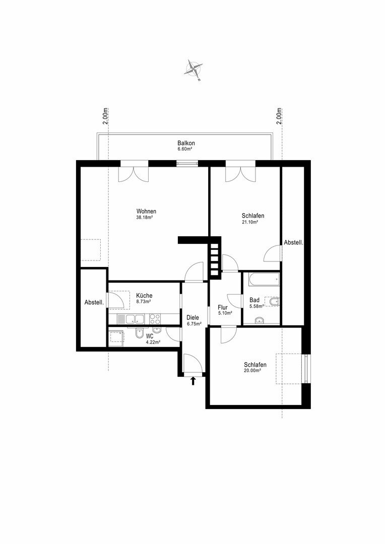 Wohnung zum Kauf provisionsfrei 463.000 € 3 Zimmer 116 m²<br/>Wohnfläche 2.<br/>Geschoss Bayerisch Gmain 83457