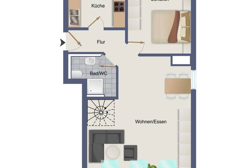 Maisonette zum Kauf 365.000 € 3,5 Zimmer 76,1 m² Böblingen 71032