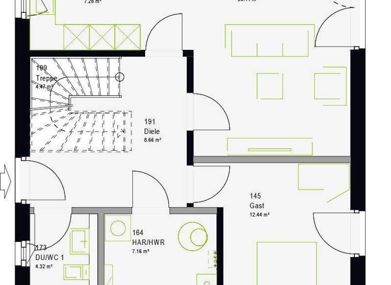 Einfamilienhaus zum Kauf - Erstbezug provisionsfrei 343.900 € 5 Zimmer 134 m² 556 m² Grundstück Oberhausen an der Nahe 55585
