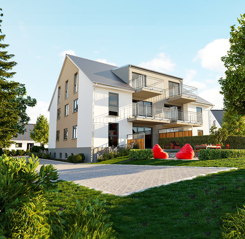 Immobilie in Hüfingen -  zeitloses TC QUATTRO Mehrfamilienhaus im attraktivem Neubaugebiet der Gemeinde Hüfingen - Bild 0