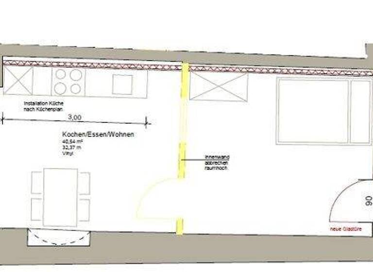 Studio zur Miete 770 € 1 Zimmer 53,5 m² 2. Geschoss frei ab 01.06.2026 Schrottgasse 6 Altstadt Passau 94032