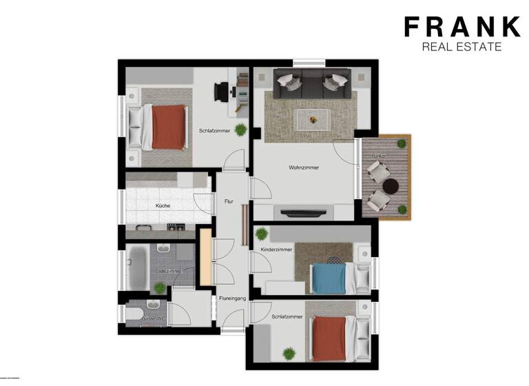 Wohnung zum Kauf provisionsfrei 263.800 € 4 Zimmer 81,1 m² 1. Geschoss Herzogenaurach 91074