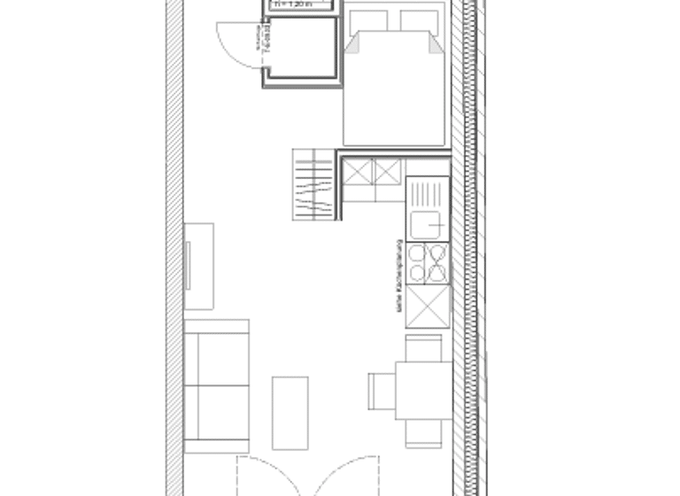 Studio zur Miete 799 € 1 Zimmer 42 m² EG frei ab 01.06.2026 Eißendorf Hamburg 21073