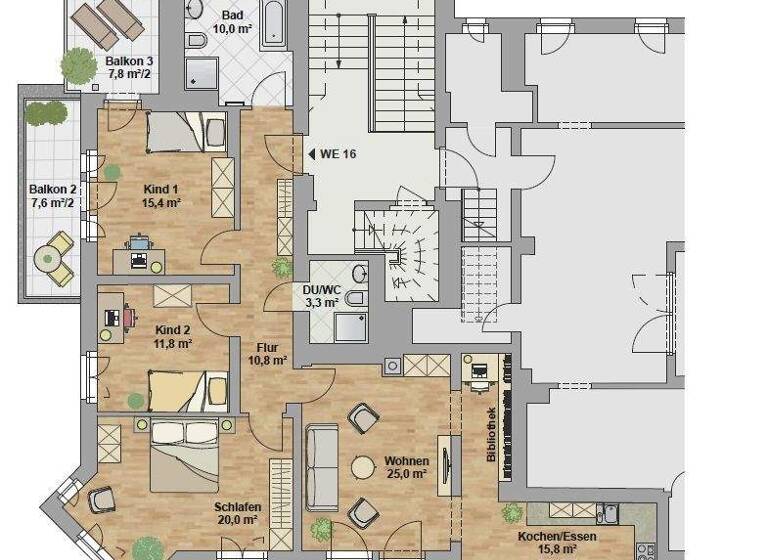 Wohnung zum Kauf 793.600 € 4 Zimmer 124,6 m² 2. Geschoss frei ab sofort Blasewitz Dresden 01277