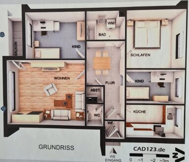 Wohnung zum Kauf provisionsfrei 339.000 € 4 Zimmer 82 m² 3. Geschoss Nordmeerstr. 2 Alt-Travemünde / Rönnau Travemünde 23570