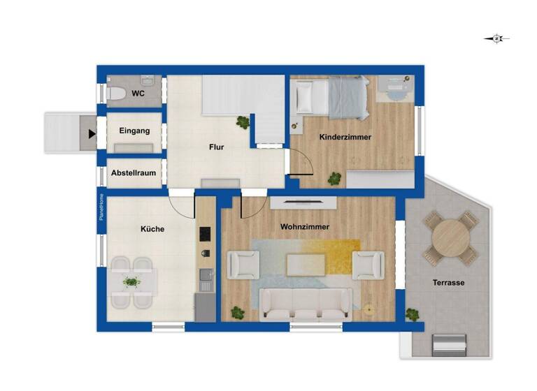 Doppelhaushälfte zum Kauf 399.000 € 5 Zimmer 124 m² 1.215 m² Grundstück Rottenburg Rottenburg an der Laaber 84056