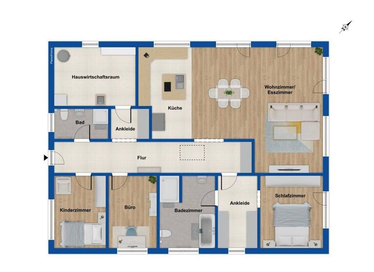 Bungalow zum Kauf 595.000 € 3 Zimmer 135 m² 748 m² Grundstück Idar-Oberstein 55743