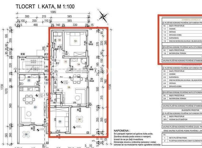Studio zum Kauf 186.500 € 1 Zimmer 58 m² 1. Geschoss Galesnica Sibenik