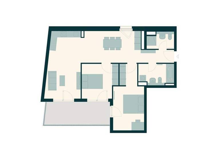 Wohnung zur Miete 1.999 € 3 Zimmer 85,8 m² 7. Geschoss Friedenauer Höhe 24 Friedenau Berlin 12159