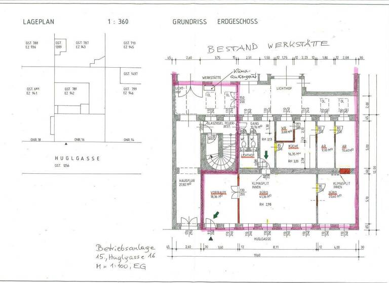Büro zur Miete 7,65 € Wien 1150