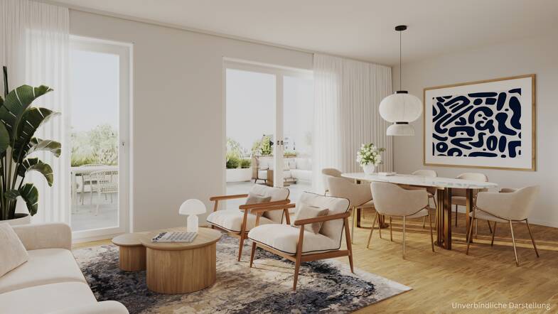 Wohnung zum Kauf - Neubau provisionsfrei 534.900 € 2 Zimmer 65,5 m² 2. Geschoss Florastraße 135 a Nippes Köln 50733