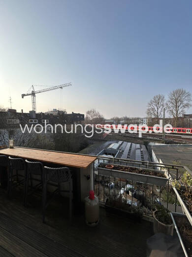 Studio zur Miete Tauschwohnung 1.300 € 3 Zimmer 88 m² 4. Geschoss Sternschanze Hamburg 20357