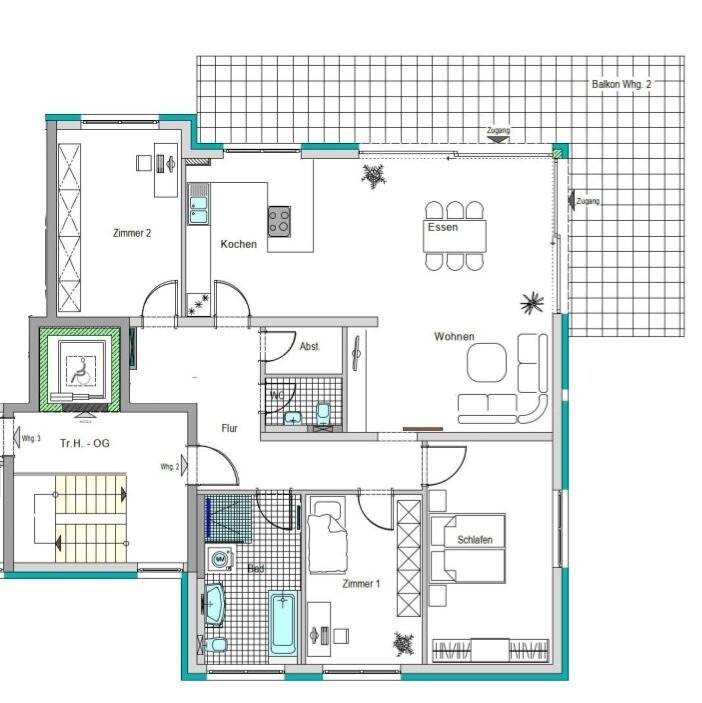 Wohnung zur Miete 1.890 € 4 Zimmer 153 m²<br/>Wohnfläche 1.<br/>Geschoss ab sofort<br/>Verfügbarkeit Karlstraße 11 Angelbachtal 74918