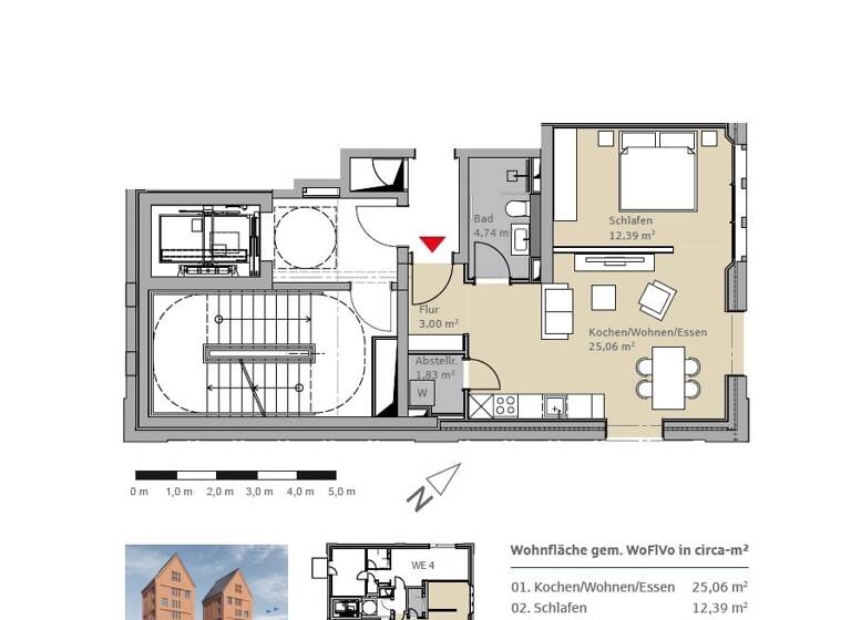 Wohnung zum Kauf provisionsfrei 506.058 € 2 Zimmer 47 m² Neustadt 23730