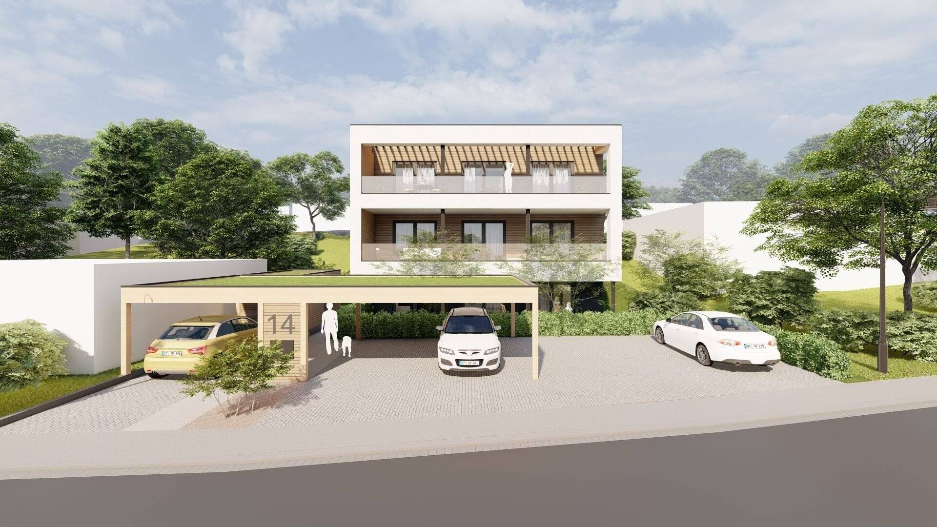 Immobilie in Saarburg - Barrierefreie Obergeschoßwohnung in Saarburg-Beurig mit tollem Burgblick - Bild 0