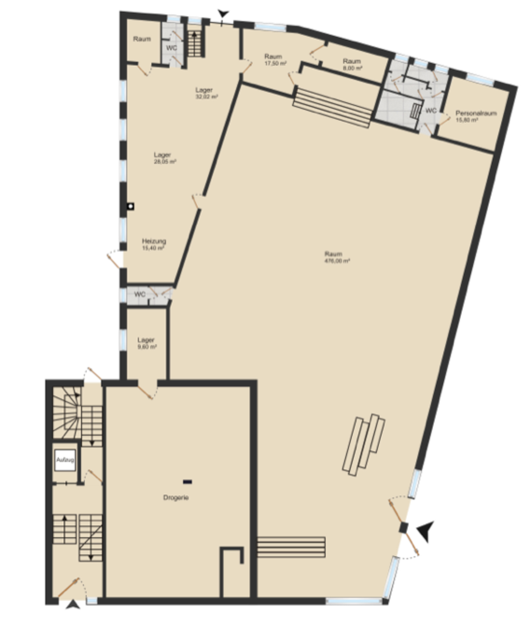 Wohn- und Geschäftshaus zum Kauf als Kapitalanlage geeignet 2.800.000 € 1.330 m²<br/>Fläche 1.430 m²<br/>Grundstück Frankfurter Tor Kassel 34121