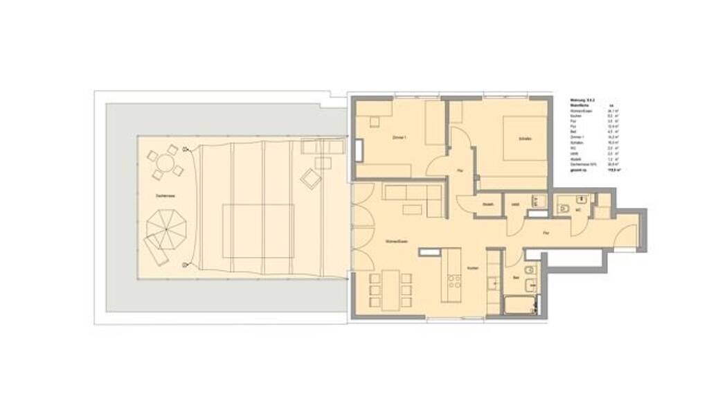 Wohnung zum Kauf - Neubau provisionsfrei 1.169.200 € 3 Zimmer 118,9 m² 6. Geschoss Sachsenhausen Frankfurt am Main 60594