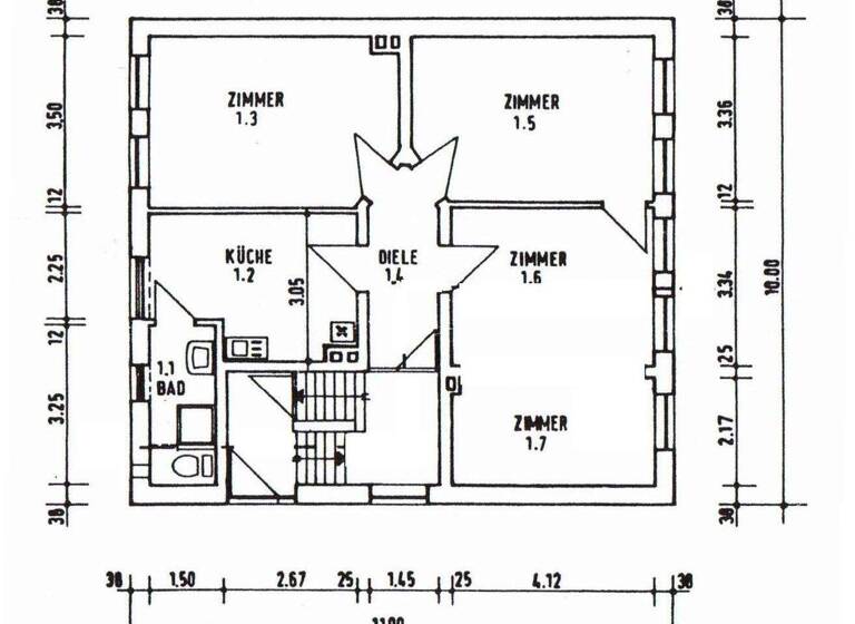 Wohnung zum Kauf 169.000 € 3 Zimmer 74,6 m² EG Ost Hildesheim 31135