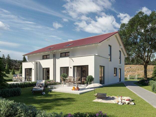 Doppelhaushälfte zum Kauf provisionsfrei 593.400 € 5 Zimmer 124 m² 240 m² Grundstück Bahlingen am Kaiserstuhl 79353