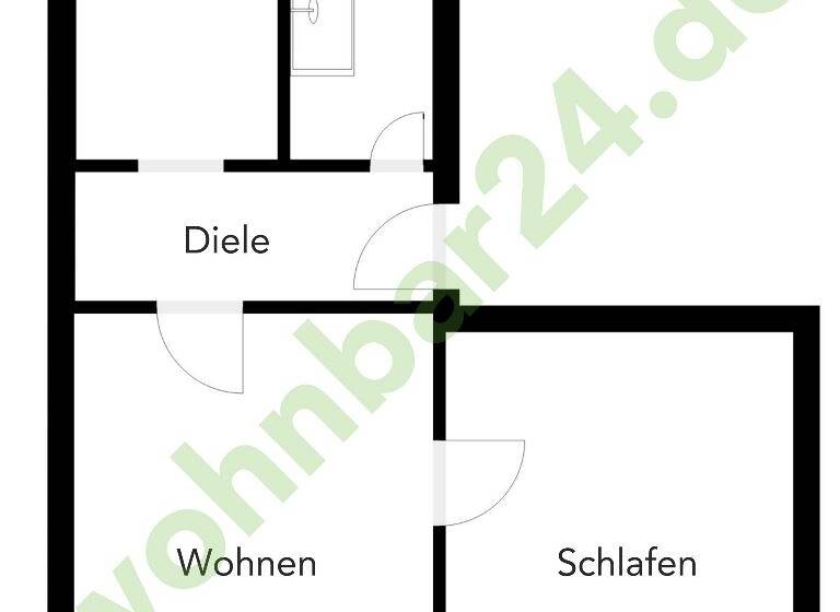 Wohnung zum Kauf 58.000 € 2 Zimmer 46,1 m² EG Straße der Einheit 41 Neukieritzsch 04575