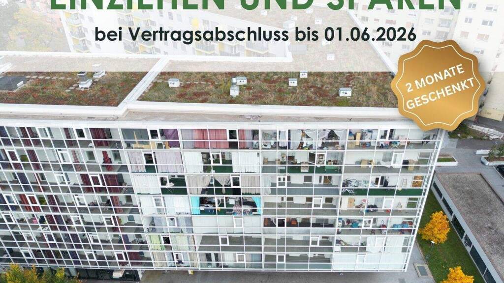 Wohnung zur Miete 455 € 2 Zimmer 49,8 m² 7. Geschoss frei ab 01.04.2026 Eggenberger Gürtel 73 Gries Graz 8020