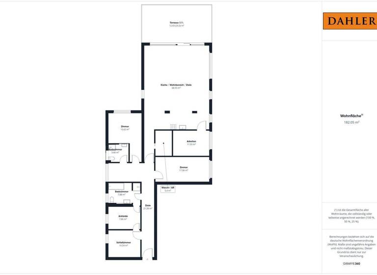 Wohnung zum Kauf 749.000 € 5 Zimmer 182 m² Kreutles Oberasbach 90522