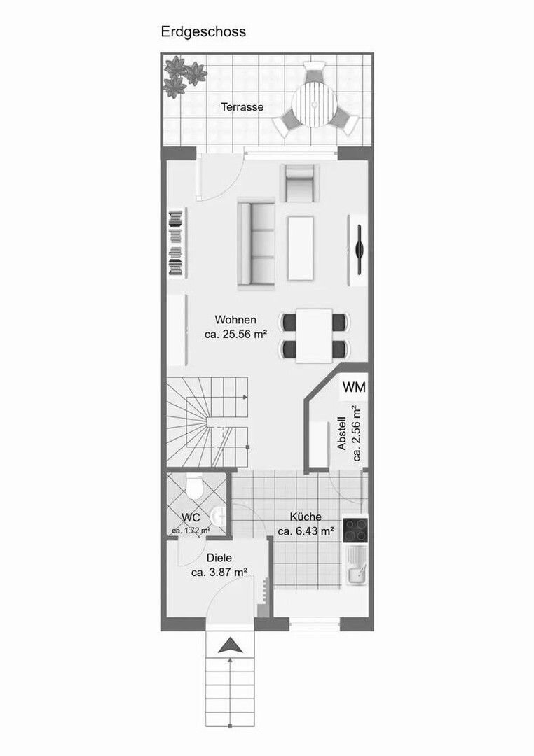 Reihenmittelhaus zum Kauf provisionsfrei 329.000 € 4 Zimmer 100 m²<br/>Wohnfläche 145 m²<br/>Grundstück Falkenberg Lilienthal 28865