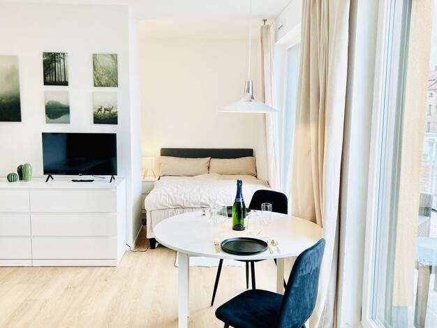 Studio zur Miete auf Zeit 1.145 € 1 Zimmer 34 m² frei ab sofort Maximilianstraße 43 Seeleinsbühl Nürnberg 90429