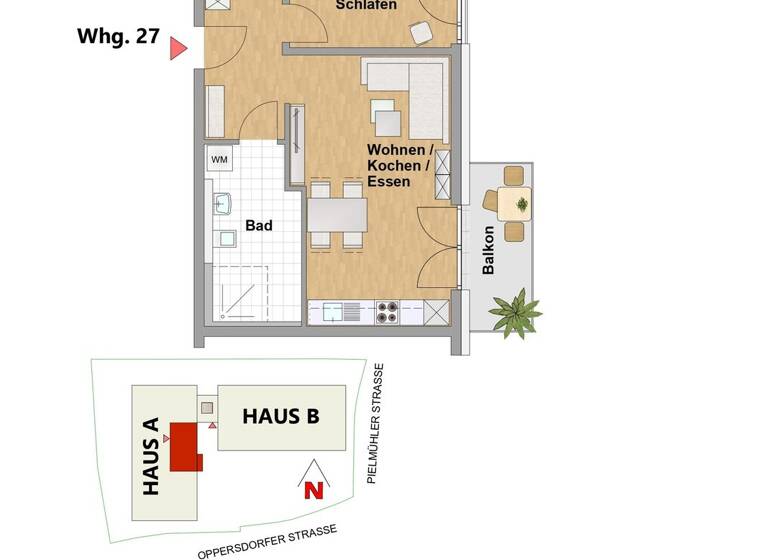 Wohnung zum Kauf - Erstbezug provisionsfrei 384.400 € 2 Zimmer 64,2 m² Lappersdorf 93138