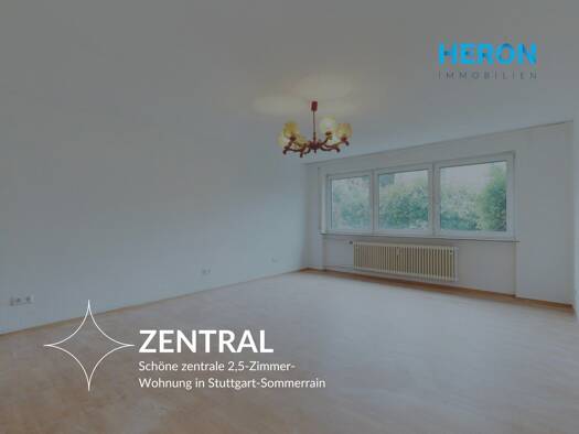 Wohnung zur Miete 875 € 2,5 Zimmer 51 m² 1. Geschoss Sommerrain Stuttgart-Sommerrain 70374