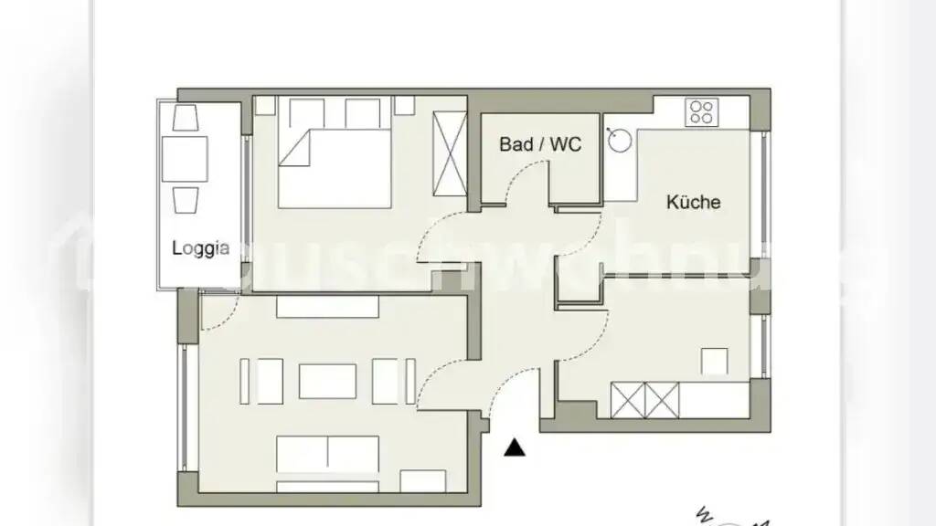 Wohnung zur Miete Tauschwohnung 645 € 2,5 Zimmer 55 m² 3. Geschoss Vorstadt Kiel 24103