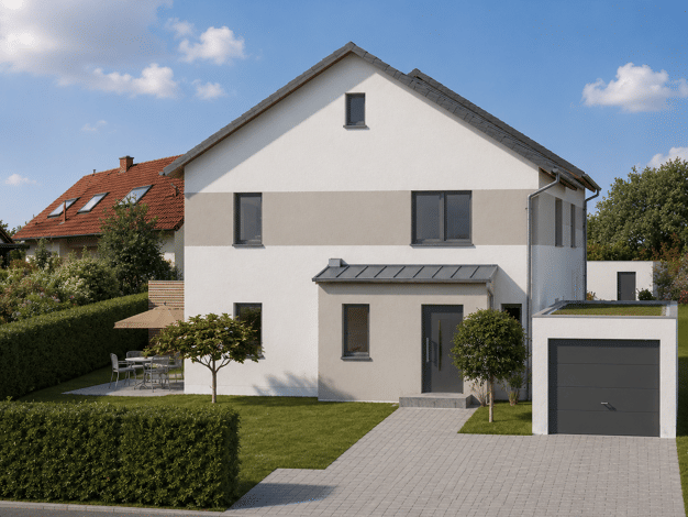 Doppelhaushälfte zum Kauf - Erstbezug provisionsfrei 616.000 € 6 Zimmer 144,5 m² 304 m² Grundstück frei ab sofort Poppenhof Schnaittach 91220