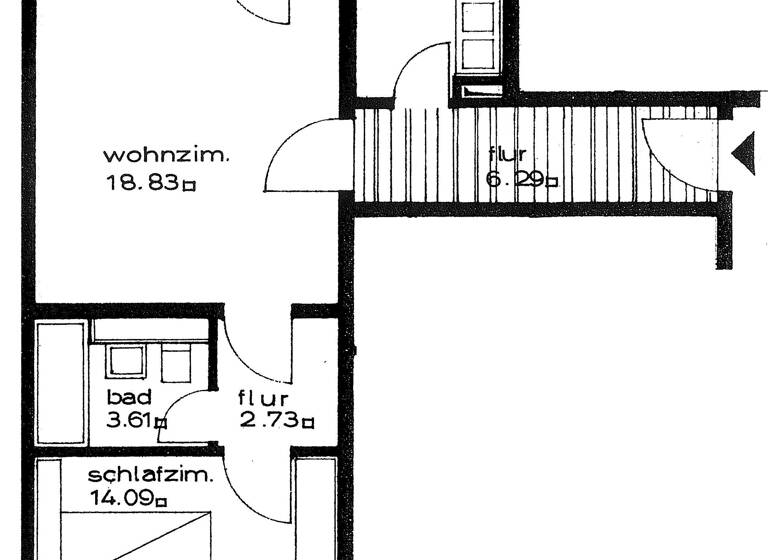 Wohnung zum Kauf 169.000 € 2 Zimmer 55 m²<br/>Wohnfläche 3.<br/>Geschoss Tullnau Nürnberg 90402