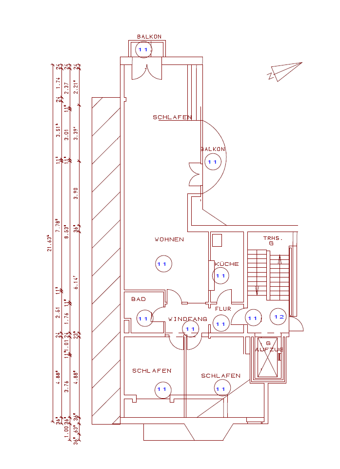 Wohnung zum Kauf provisionsfrei 586.449 € 3 Zimmer 115 m²<br/>Wohnfläche 5.<br/>Geschoss Moabit Berlin 10557