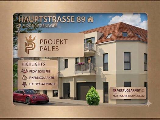 Wohnung zum Kauf provisionsfrei 398.500 € 4 Zimmer 83 m² Klosterneuburg 3400