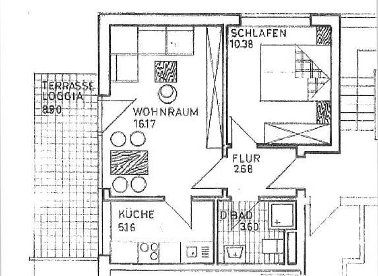 Wohnung zum Kauf 55.000 € 2 Zimmer 42 m² frei ab sofort Harz 38644