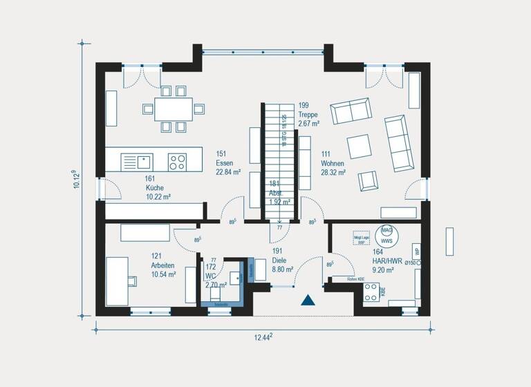 Einfamilienhaus zum Kauf 510.150 € 5 Zimmer 186,8 m² 412 m² Grundstück Baesweiler 52499