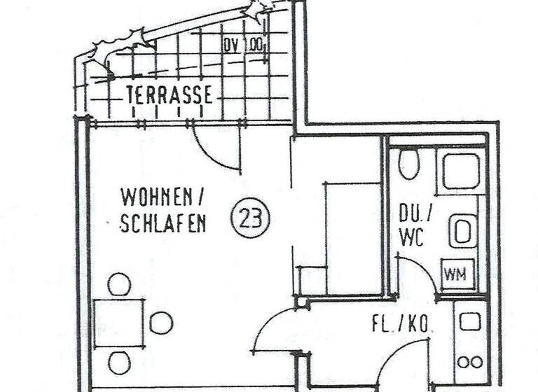 Wohnung zur Miete 730 € 1,5 Zimmer 38 m² 4. Geschoss frei ab sofort Mitte Sindelfingen 71063
