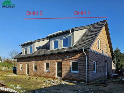 Doppelhaushälfte zum Kauf - Erstbezug 365.000 € 5 Zimmer 109,8 m² 380 m² Grundstück Oster-Ohrstedt 25885